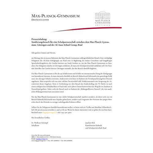 20220916 Presseeinladung Schulpartnerschaft2